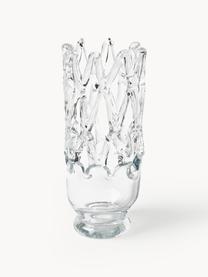 Glasvase Timantti, H 33 cm, Glas, Transparent, Ø 14 x H 33 cm