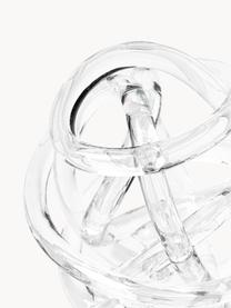Deko-Knoten-Objekte Nola aus Glas, 2er-Set, Glas, Transparent, Set mit verschiedenen Grössen