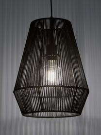 Lampa wisząca Hadi, Stelaż: metal malowany proszkowo, Czarny, Ø 30 x W 38 cm