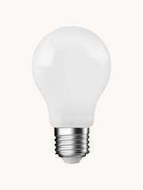 E27 Leuchtmittel, dimmbar, warmweiß, 1 Stück, Leuchtmittelschirm: Glas, Leuchtmittelfassung: Aluminium, Weiß, Ø 6 x H 10 cm