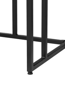 Mesa de comedor Luca, tablero de madera maciza, Tablero: madera de mango, Estructura: metal, pintura en polvo, Negro, An 180 x F 90 cm