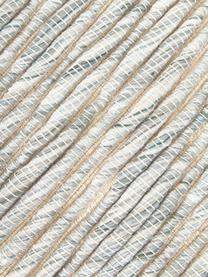 Flachgewebter Teppich Bunko mit Fransen, 86 % recyceltes Polyester, 14 % Baumwolle, Salbeigrün, meliert, B 160 x L 230 cm (Größe M)