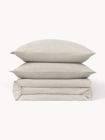Copripiumino in lino lavato Airy, 100% lino
Densità dei fili 155 TC, qualità Standard

Il lino è una fibra naturale caratterizzata da traspirabilità, resistenza e morbidezza. Il lino è un materiale rinfrescante e assorbente che assorbe e rilascia rapidamente l'umidità, rendendolo ideale per le temperature calde.

Il materiale utilizzato in questo prodotto è testato per le sostanze nocive e certificato secondo lo STANDARD 100 by OEKO-TEX®, 6760CIT, CITEVE., Beige chiaro, Larg. 200 x Lung. 200 cm