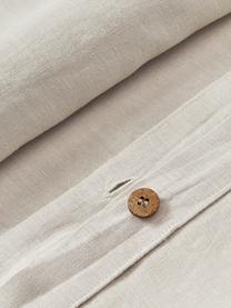 Copripiumino in lino lavato Airy, 100% lino
Densità dei fili 155 TC, qualità Standard

Il lino è una fibra naturale caratterizzata da traspirabilità, resistenza e morbidezza. Il lino è un materiale rinfrescante e assorbente che assorbe e rilascia rapidamente l'umidità, rendendolo ideale per le temperature calde.

Il materiale utilizzato in questo prodotto è testato per le sostanze nocive e certificato secondo lo STANDARD 100 by OEKO-TEX®, 6760CIT, CITEVE., Beige chiaro, Larg. 200 x Lung. 200 cm