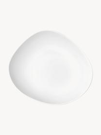 Vajilla de porcelana Organic, 4 comensales (12 pzas.), Porcelana, Blanco, Set de diferentes tamaños