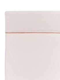 Drap plat en satin de coton Comfort, Rose, 240 x 300 cm