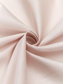 Drap plat en satin de coton Comfort, Rose, 240 x 300 cm