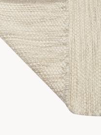 Tapis en laine tissé main, chiné Asko, Beige, larg. 70 x long. 140 cm (taille XS)