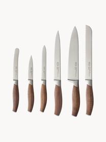 Bloc avec 6 couteaux de cuisine Passion, Argenté, bois foncé, Lot de différentes tailles