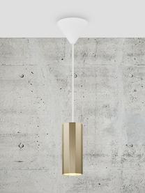 Lampa wisząca Alanis, Odcienie złotego, Ø 6 x W 15 cm