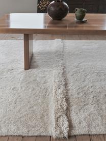 Tapis en laine fait main Tundra, lavable, Blanc cassé, larg. 80 x long. 140 cm (taille XS)