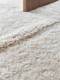 Tapis en laine fait main Tundra, lavable, Blanc cassé, larg. 80 x long. 140 cm (taille XS)