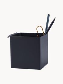 Ocelový kuchyňský úložný box Flex, Potažená ocel, Černá, Š 11 cm, V 11 cm