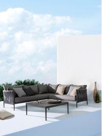 Tuin loungeset Rafael in antraciet, 2-delig, Bekleding: 100% polypropyleen, Frame: gepoedercoat aluminium, Antraciet, Set met verschillende formaten