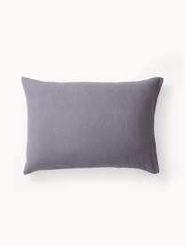 Funda de almohada de muselina Odile, Lavanda, An 45 x L 110 cm