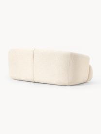 Modulares Bouclé-Sofa Sofia (2-Sitzer), Bezug: Bouclé (100 % Polyester) , Gestell: Fichtenholz, Spanplatte, , Bouclé Off White, B 190 x T 103 cm