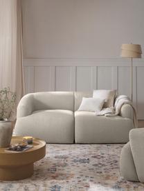 Modulares Bouclé-Sofa Sofia (2-Sitzer), Bezug: Bouclé (100 % Polyester) , Gestell: Fichtenholz, Spanplatte, , Füße: Kunststoff Dieses Produkt, Bouclé Off White, B 190 x T 103 cm