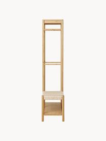 Garderobe Ember aus Bambusholz, Bambusholz, Papierkordel, Bambusholz, Hellbeige, B 36 x H 95 cm