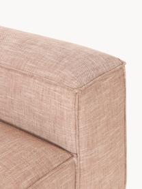 Modulares Sofa Lennon (4-Sitzer) aus Leinen-Mix, Bezug: 50 % Viskose, 25 % Leinen, Gestell: Fichtenholz, Sperrholz, m, Leinen-Mix Rostrot, B 327 x T 119 cm