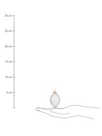 Ciondolo decorativo fatto a mano Clear 3 pz, Vetro, Trasparente, Ø 4 x Alt. 6 cm