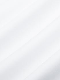 Katoensatijnen dekbedovertrek Premium in wit met bies, Weeftechniek: satijn Draaddichtheid 400, Wit, 140 x 200 cm + 1 kussenhoes 60 x 70 cm