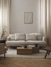 Sofa Adrian (3-Sitzer), Bezug: 47 % Viskose, 23 % Baumwo, Gestell: Sperrholz, Webstoff Hellbeige, B 214 x T 95 cm