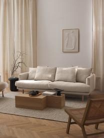 Sofa Adrian (3-Sitzer), Bezug: 47 % Viskose, 23 % Baumwo, Gestell: Sperrholz, Webstoff Hellbeige, B 214 x T 95 cm