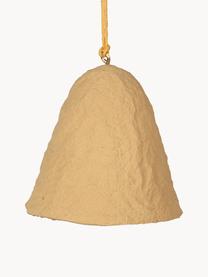 Baumanhänger Pulp, 4 Stück, Baumwollzellstoff, Beige, Ø 6 x H 6 cm