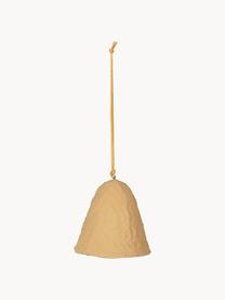 Baumanhänger Pulp, 4 Stück, Baumwollzellstoff, Beige, Ø 6 x H 6 cm