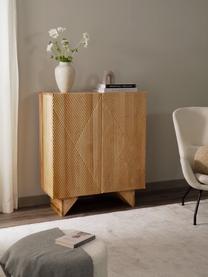 Credenza alta in legno di frassino Louis, Legno di frassino, Larg. 100 x Alt. 120 cm