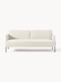 Teddy-Sofa Fluente (3-Sitzer), Bezug: 100% Polyester (Teddyfell, Gestell: Massives Kiefernholz, Teddy Off White, B 196 x T 85 cm