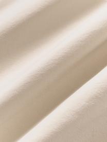 Housse de couette en coton délavé Darlyn, Beige, larg. 200 x long. 200 cm