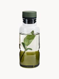 Bouteille de vinaigre et d'huile Billund, Transparent, vert foncé, Ø 6 x haut. 16 cm