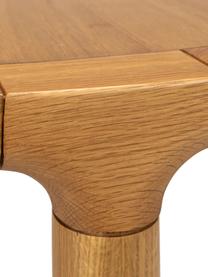 Kulatý jídelní stůl z jasanového dřeva Storm, Ø 128 cm, Jasanové dřevo, MDF deska (dřevovláknitá deska střední hustoty), Jasanové dřevo, Ø 128 cm, V 75 cm