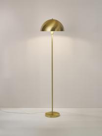 Lampada da terra Matilda, Paralume: metallo spazzolato, Base della lampada: metallo ottonato, Ottonato, Alt. 164 cm