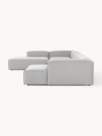 Sofá rinconera modular Lennon, Tapizado: 100% poliéster Alta resis, Estructura: madera contrachapada de p, Patas: plástico Este producto es, Tejido gris, An 418 x F 269 cm, chaise longue izquierda