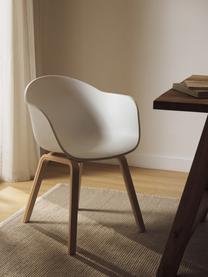 Chaise coque scandinave Claire, Blanc, bois de hêtre, larg. 60 x prof. 54 cm