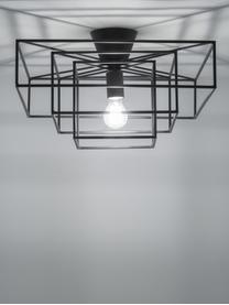 Lampa sufitowa Cube, Czarny, S 46 x W 27 cm