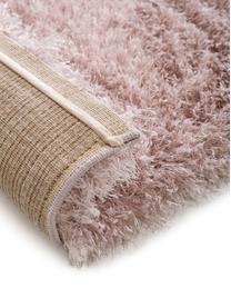 Glänzender Hochflor-Teppich Lea in Rosa, 50% Polyester, 50% Polypropylen, Rosa, B 300 x L 400 cm (Größe XL)