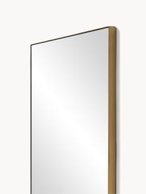 Grosser Ganzkörperspiegel Cato, Rahmen: Metall, beschichtet, Rückseite: Mitteldichte Holzfaserpla, Spiegelfläche: Spiegelglas, Goldfarben, B 60 x H 160 cm