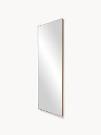 Lustro z metalową ramą Cato, Odcienie złotego, S 60 x W 160 cm