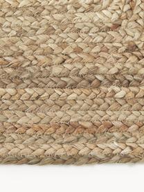 Handgefertigter Jute-Läufer Sharmila, 100% Jute, Braun, B 80 x L 300 cm