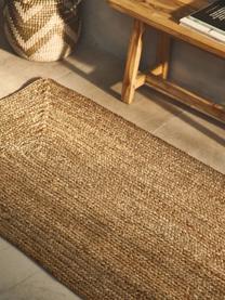 Tapis de couloir en jute Sharmila, 100 % jute, Brun, larg. 80 x long. 250 cm