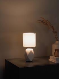 Malá stolní lampa z keramiky Sage, Bílá, Ø 15 cm, V 31 cm