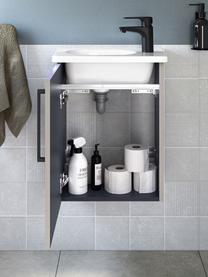 Lavabo con mobiletto Orna, larg. 45 cm, sinistra, Maniglie: metallo rivestito, Greige, Larg. 45 x Alt. 58 cm