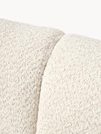 Divano 4 posti in teddy bouclé Alba, Rivestimento: 100% poliestere Il rivest, Struttura: legno massiccio di abete,, Piedini: plastica Questo prodotto , Teddy-bouclè bianco latte, Larg. 326 x Prof. 112 cm