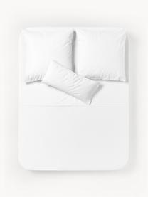 Sábana encimera de percal Elsie, Blanco, Cama 150/160 cm (240 x 280 cm)