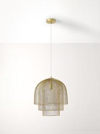 Suspension en métal Louie, Couleur dorée, Ø 40 x haut. 43 cm