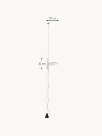 Petite suspension Ok, intensité variable, Blanc, larg. 20 x haut. 27 cm