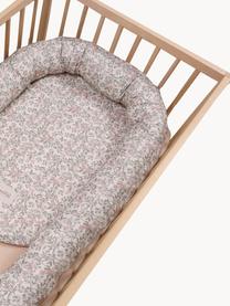 Babynest Apricot, Rivestimento: cotone, Materasso: , Rivestimento: cotone, Pesca, tonalità verde, beige chiaro, Larg. 55 x Lung. 85 cm